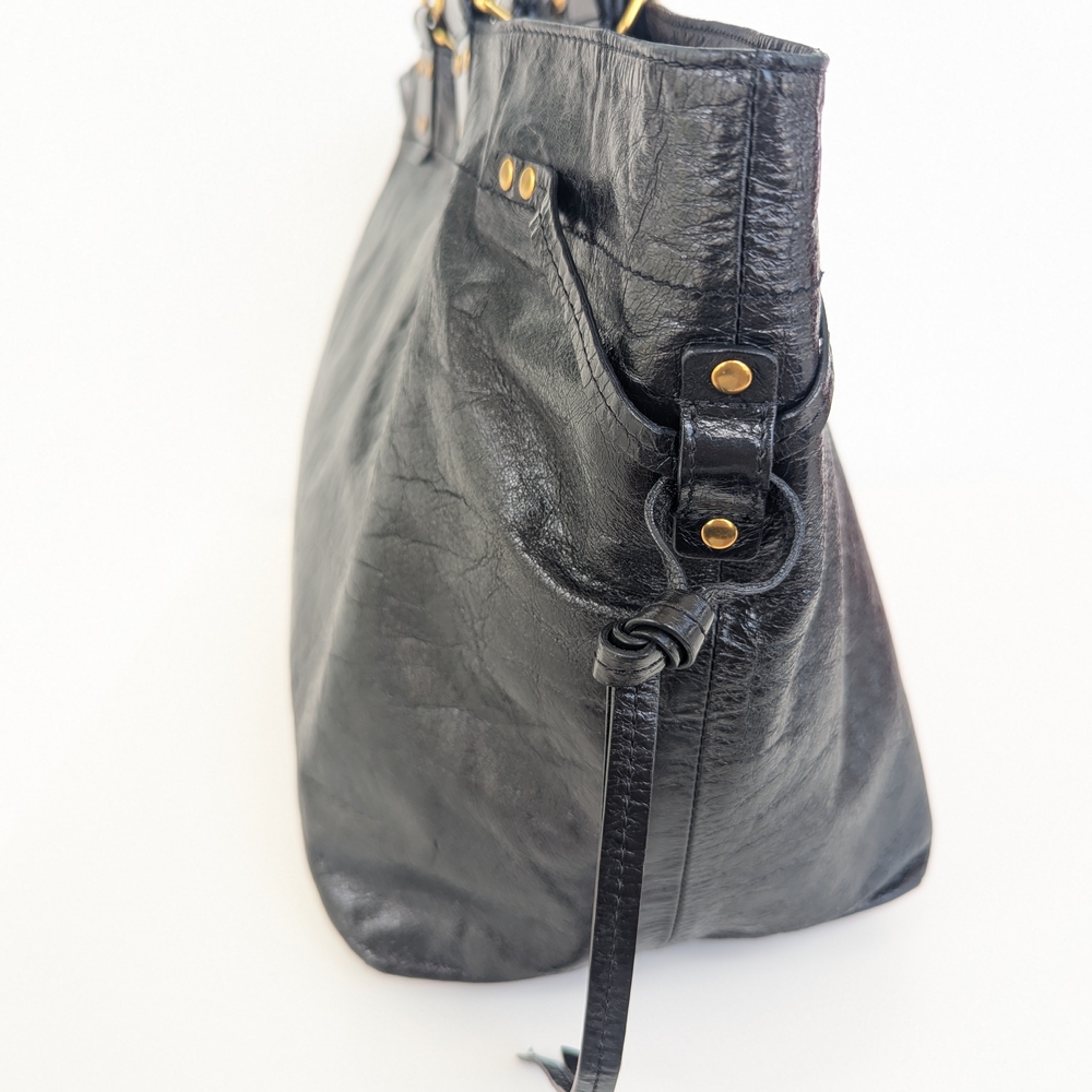 Isabel Marant Wardy crinkled-finish tote bag - Picture 7 of 15
